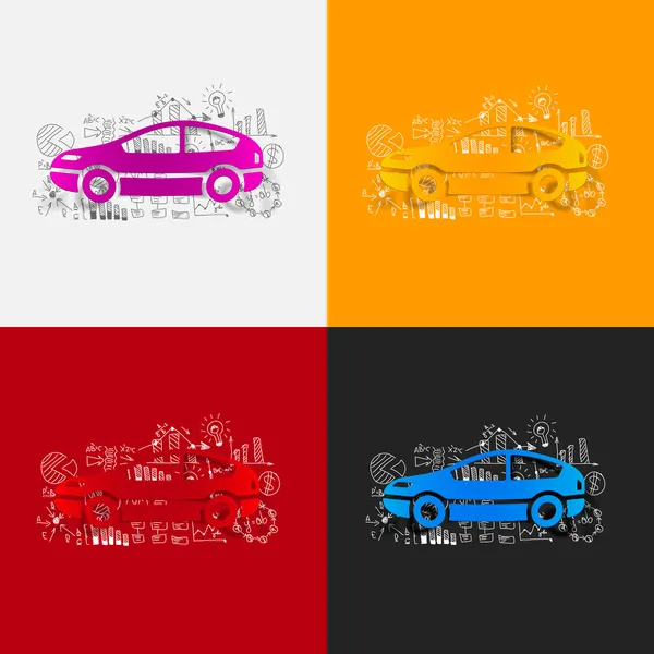 Auto stickers — Stockvector