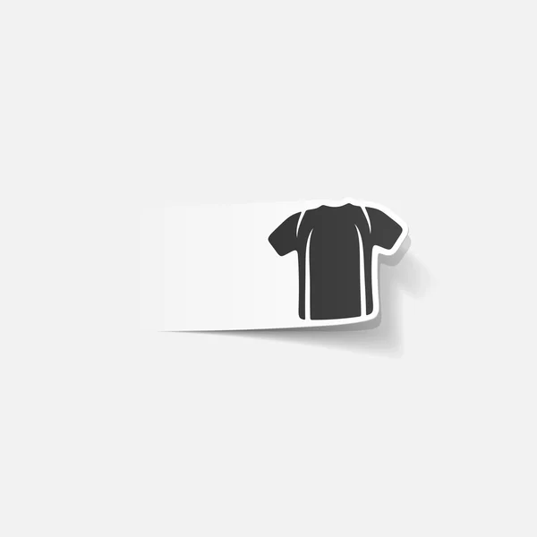 Adhesivo camisa — Vector de stock