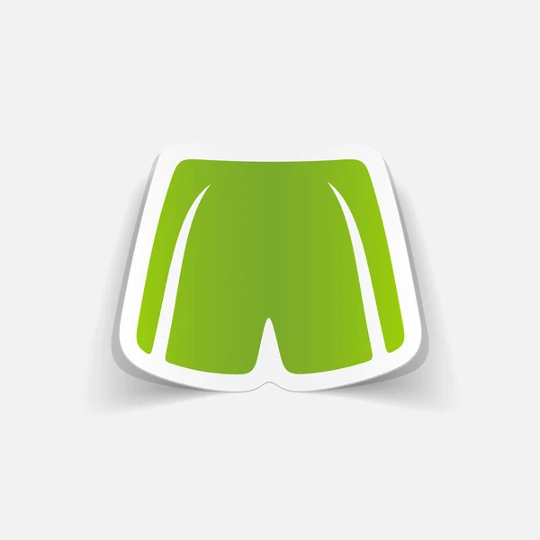 Adhesivo Shorts — Vector de stock