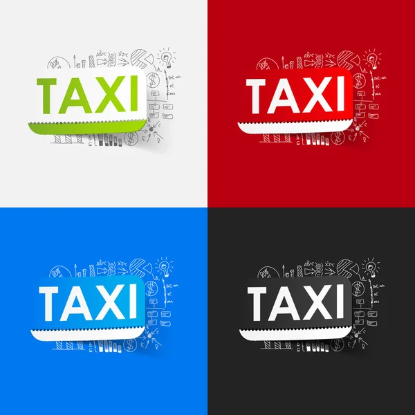 Zbiory znak Taxi — Wektor stockowy