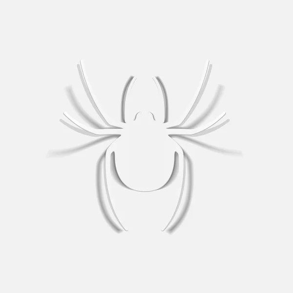 Design element: spider sticker — Stock Vector