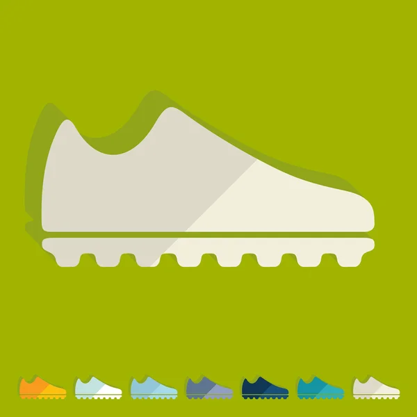 Sneaker teken — Stockvector