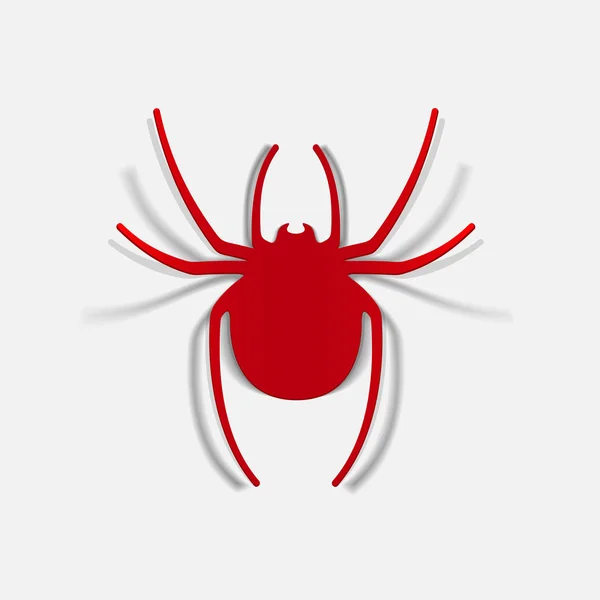 Elemento de design: adesivo de aranha — Vetor de Stock