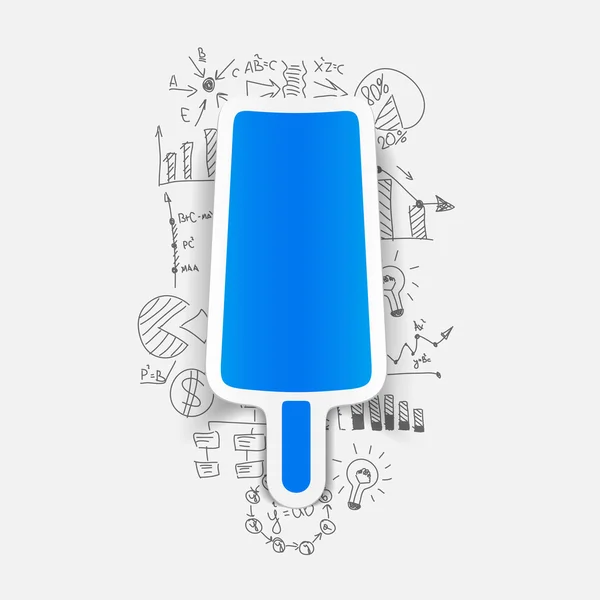 Adesivo gelato — Vettoriale Stock