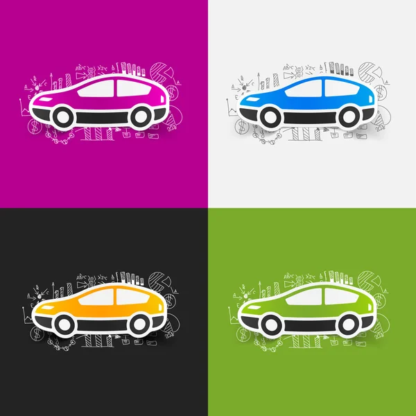 Car business formulas — Stock Vector