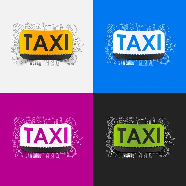 Taxi företag formler — Stock vektor