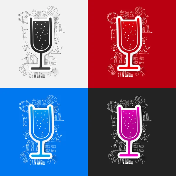 Business cocktail formulas — Stock Vector