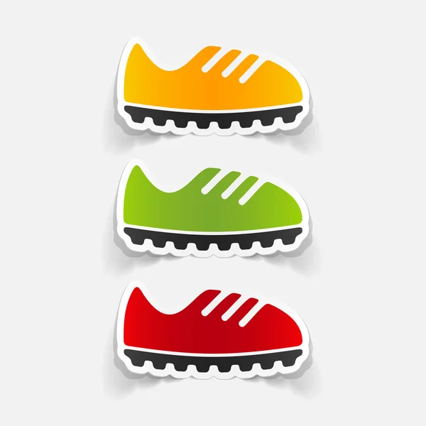 Sneakers design element — Stock Vector