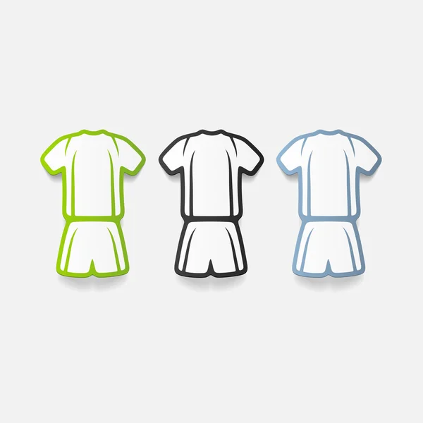 足球服装元素 — 图库矢量图片