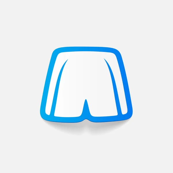 Elemento de diseño Shorts — Vector de stock