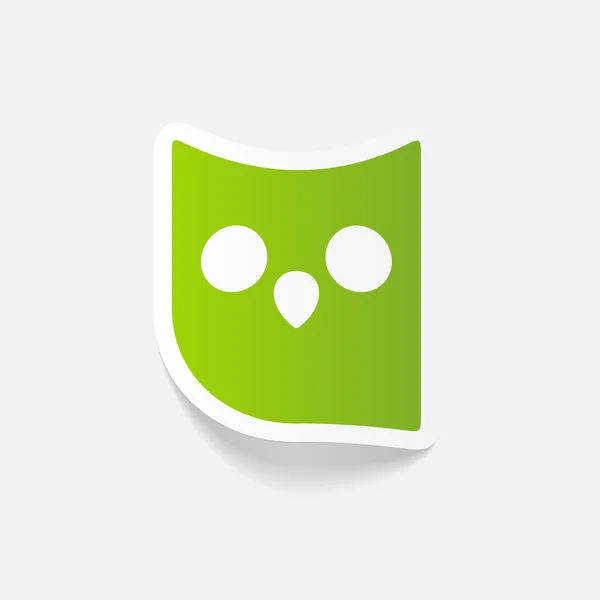 Owl design element — Stockvector