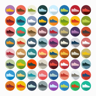 Sneakers icons clipart