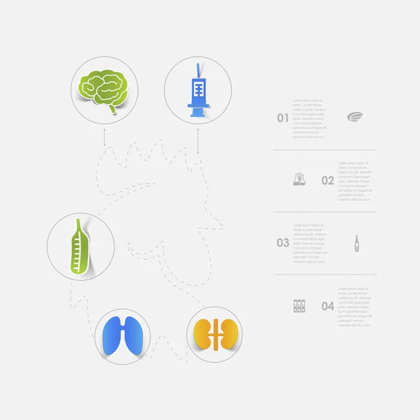 Icônes vétérinaires — Image vectorielle