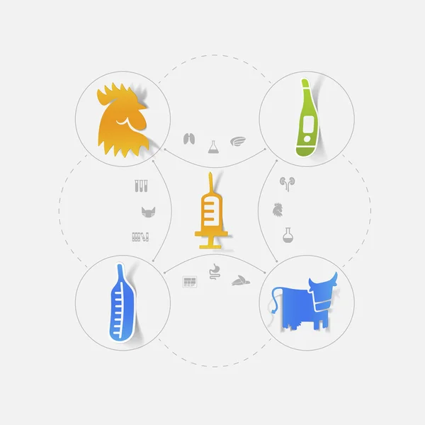 兽医图标 — 图库矢量图片