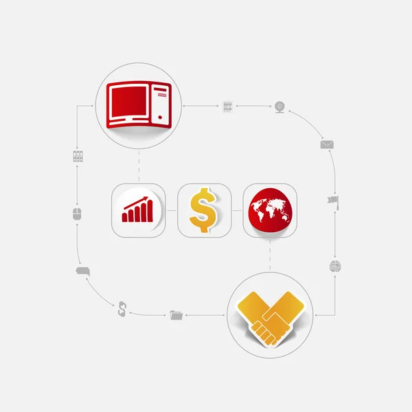 Business icons — Stock Vector