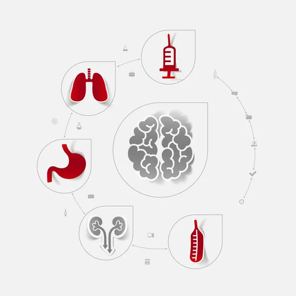 Icônes médicales — Image vectorielle