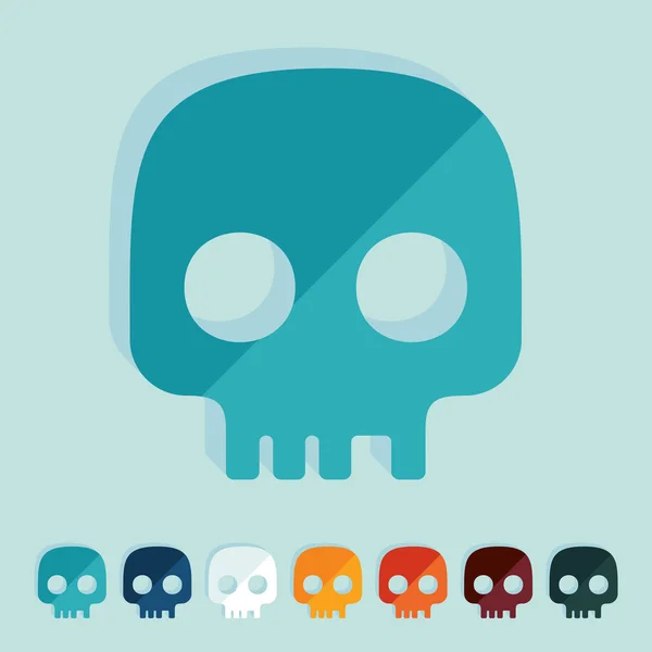 Skull icon — Stock Vector