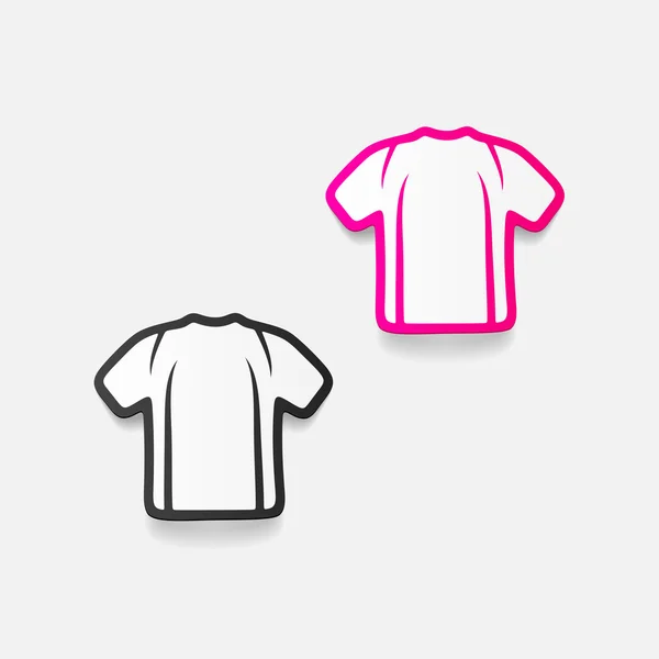 Shirt stickers — Stockvector