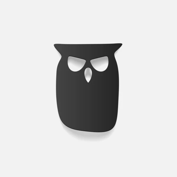 Owl sticker — Stock Vector