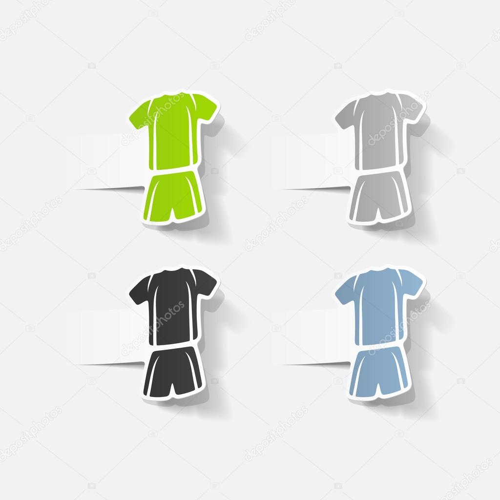 Football clothing stickers