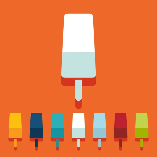 Ice cream icons — Stock Vector