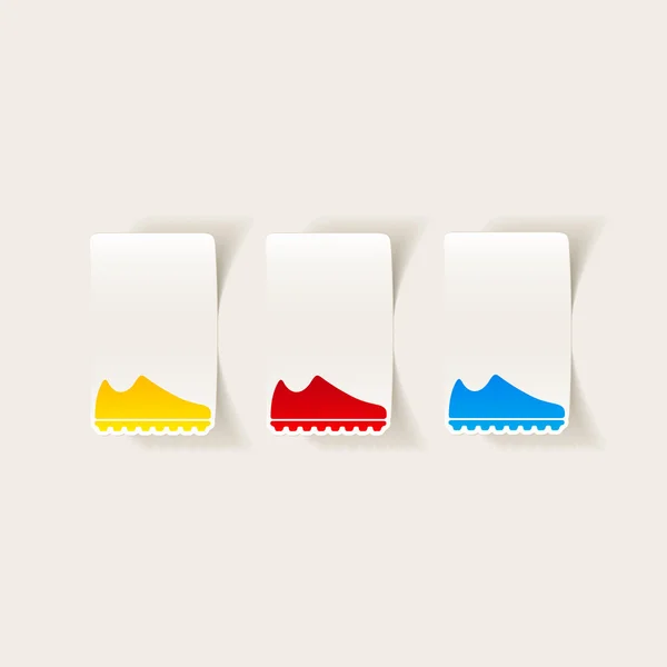 Sneakers ontwerpelement — Stockvector