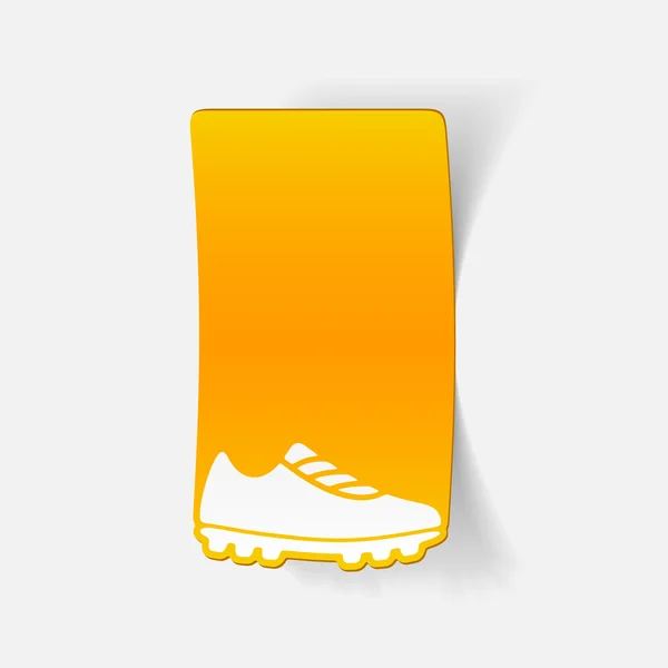 Elemento de diseño de zapatillas — Vector de stock