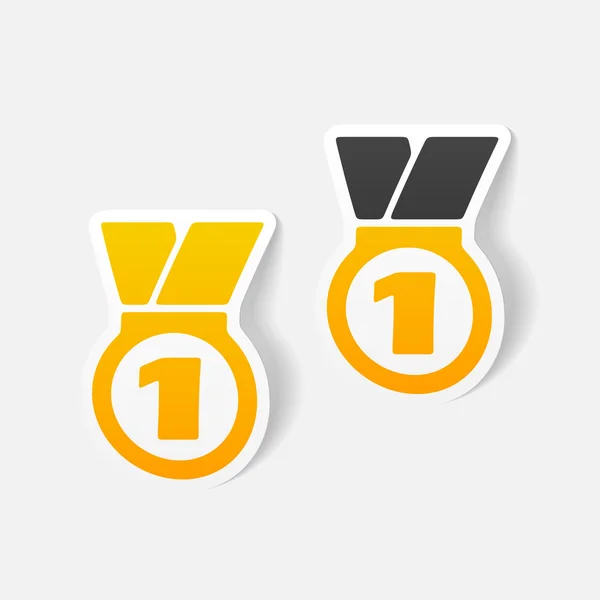 Medaille ontwerpelement — Stockvector