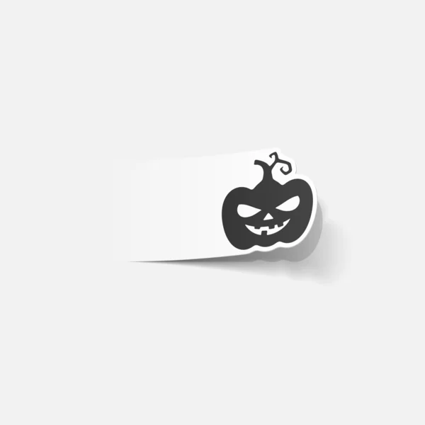 Abóbora de Halloween — Vetor de Stock