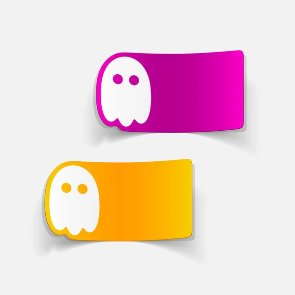 Ghosts design element — Stock Vector