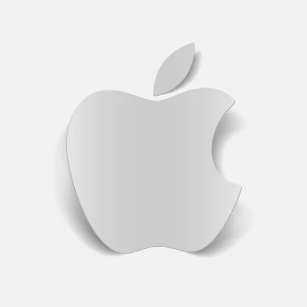 Logo Apple — Vettoriale Stock