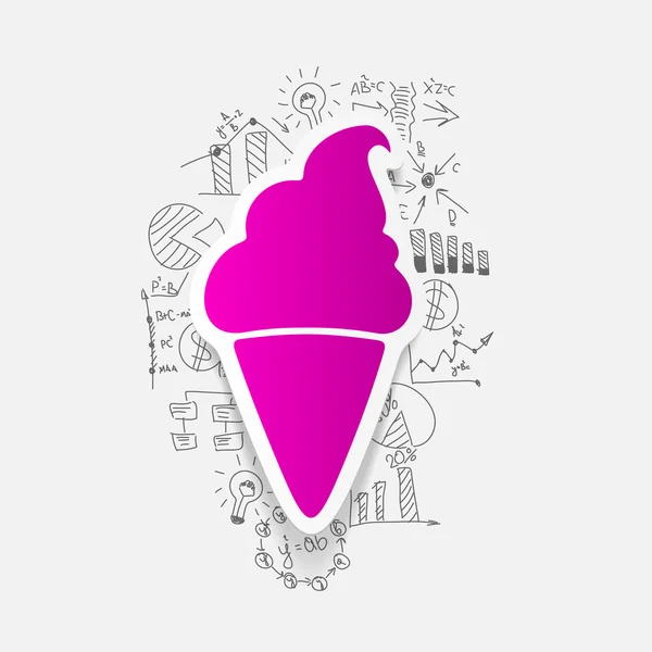 Ice cream — Stock Vector