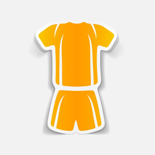 Vestuário de futebol — Vetor de Stock