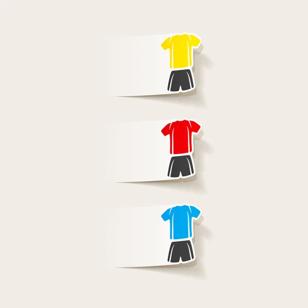 Vêtements de football — Image vectorielle