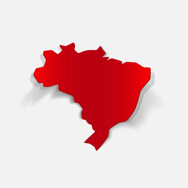 Brazília design elem — Stock Vector