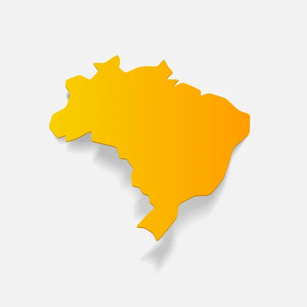 Brazilië ontwerpelement — Stockvector