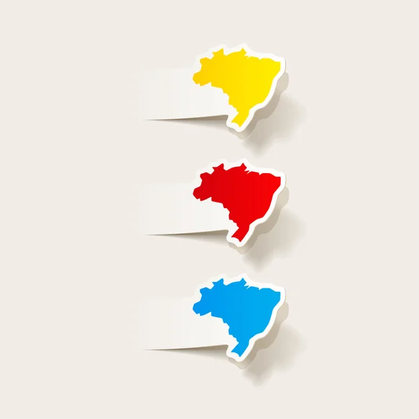Brazília design elem — Stock Vector