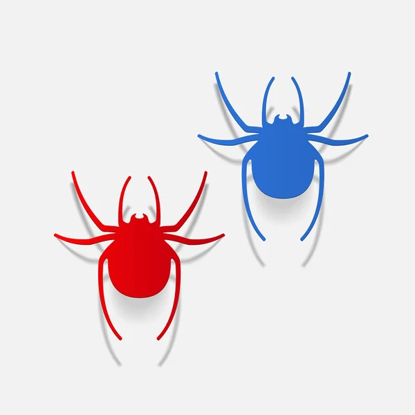 Spider design element — Stock Vector