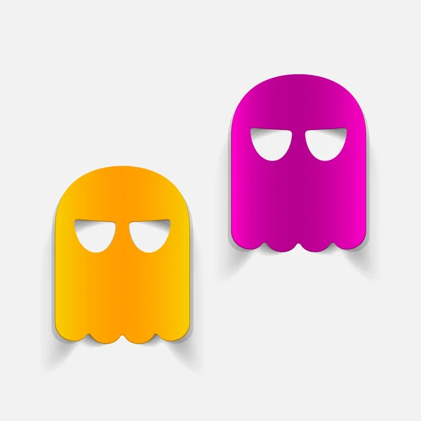 Elemento de diseño fantasma — Vector de stock