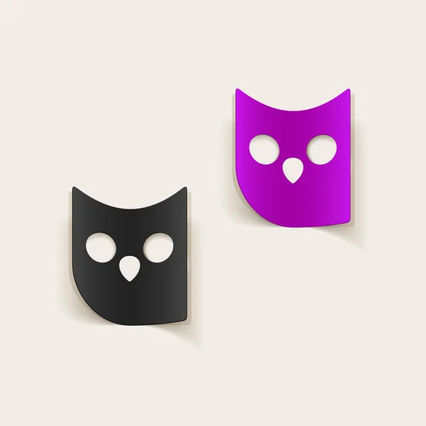 Owl design element — Stockvector