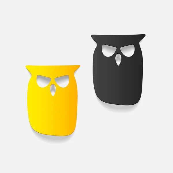 Owl design element — Stockvector