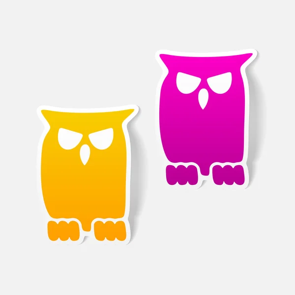 Owl design element — Stockvector