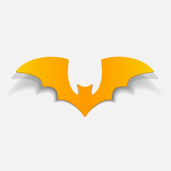 Élément design chauve-souris — Image vectorielle