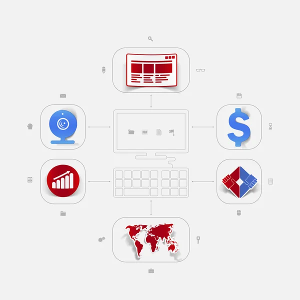 Business icons — Stock Vector