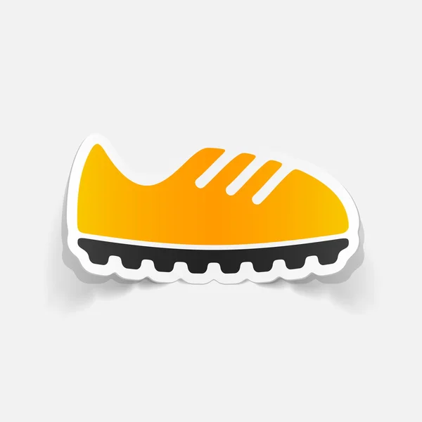 Spor ayakkabı tasarım öğesi — Stok Vektör