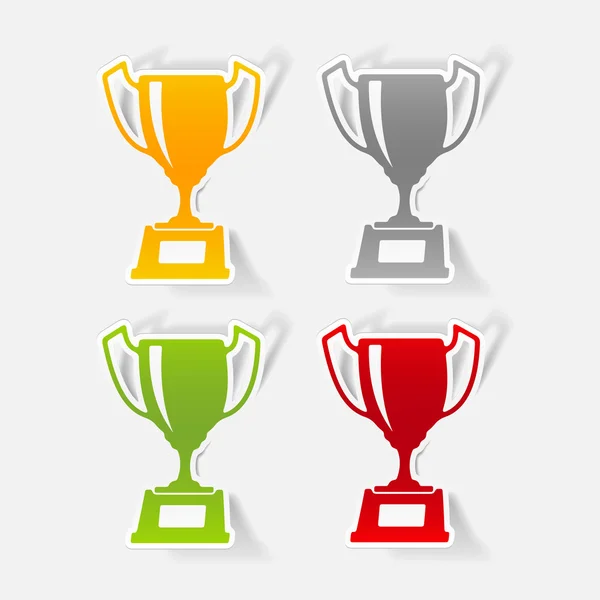 Winner cup design element — Stock Vector