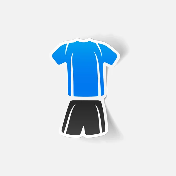 Ropa de fútbol — Vector de stock