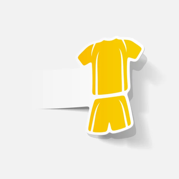 Voetbal kleding — Stockvector