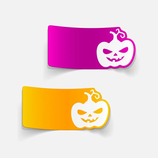 Halloween pumpkins — Stock Vector