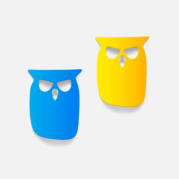 Owl design element — Stockvector